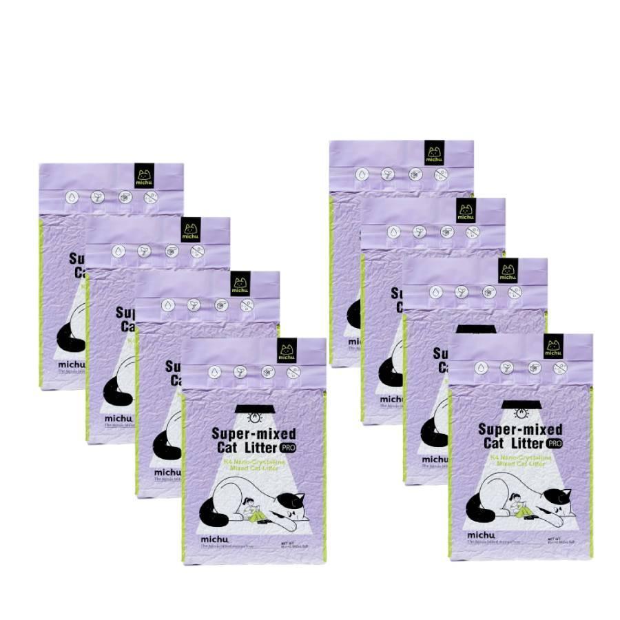 Michu Mixed Tofu Cat Litter, Heavy Duty Flushable Kitty Litter -5.5lb\u002F88oz