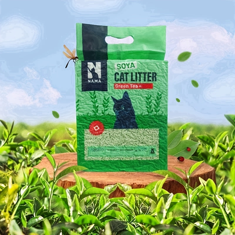 Ultra-Absorbent Tofu Cat Litter - Dust-Free, Quick Clumping Formula in Assorted Scents, Super Absorbent, A Variety Of Flavors