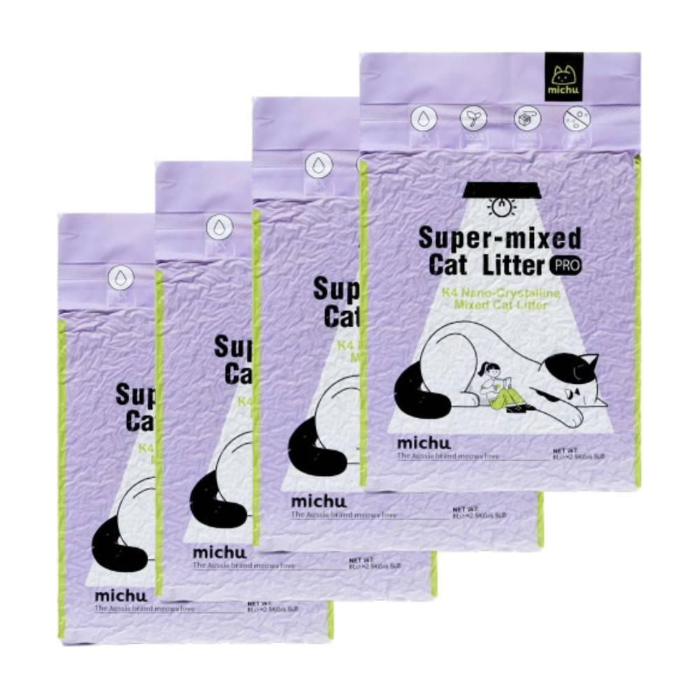 Michu Mixed Tofu Cat Litter, Heavy Duty Flushable Kitty Litter -5.5lb\u002F88oz