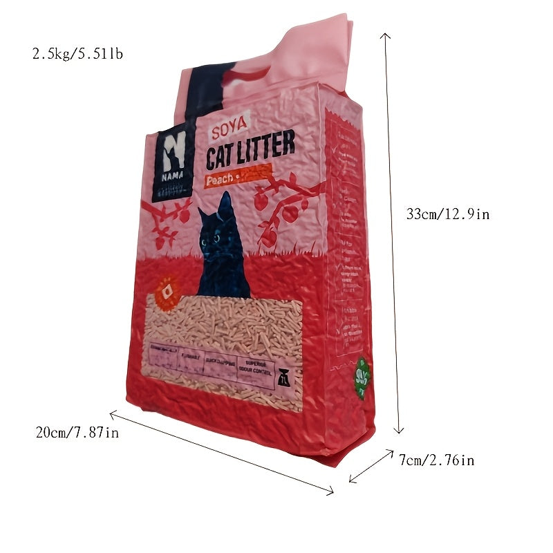 Ultra-Absorbent Tofu Cat Litter - Dust-Free, Quick Clumping Formula in Assorted Scents, Super Absorbent, A Variety Of Flavors
