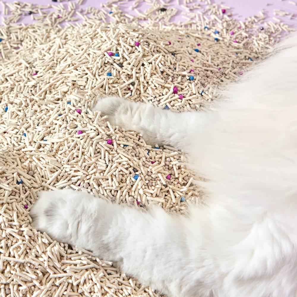 Michu Mixed Tofu Cat Litter, Heavy Duty Flushable Kitty Litter -5.5lb\u002F88oz