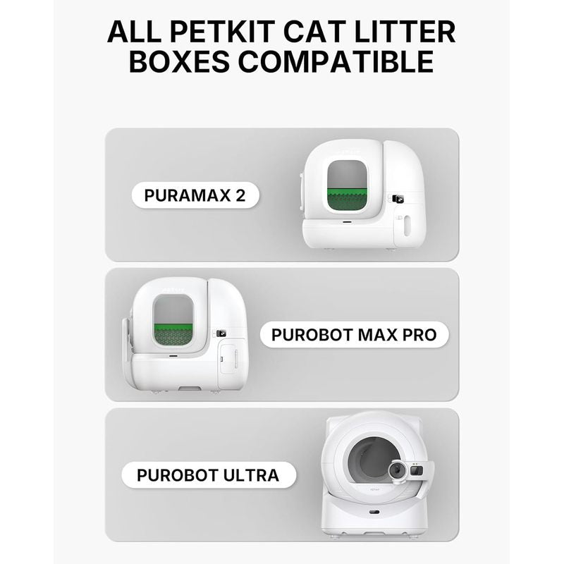 PETKIT 2025 New Plant Tofu Mixed Litter, Superior Clumping 100% Natural Ingredients Plant Cat Litter, Dust-Free and Low Tracking, Non-Sticky, Easy Scooping (5.2lb×1bag)