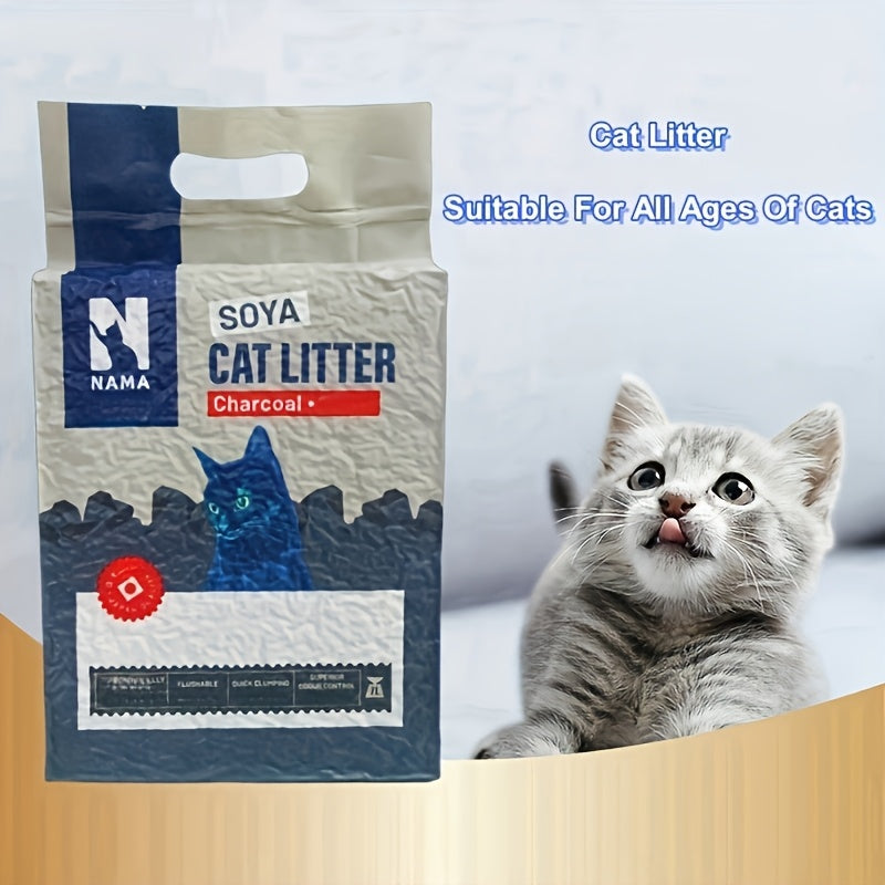 Ultra-Absorbent Tofu Cat Litter - Dust-Free, Quick Clumping Formula in Assorted Scents, Super Absorbent, A Variety Of Flavors